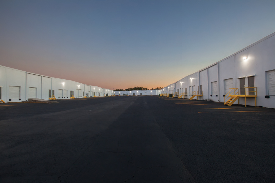 Westshore Logistics Center at sunset.