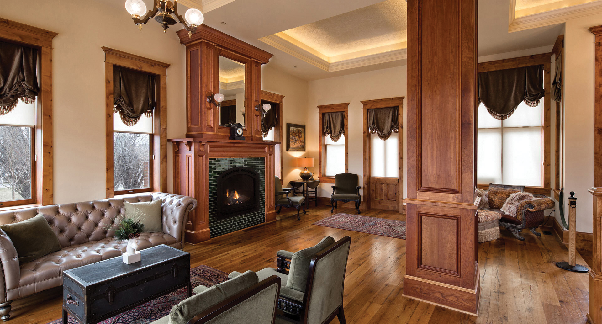 Inside the Kleeman House, owned by Keating Resources.