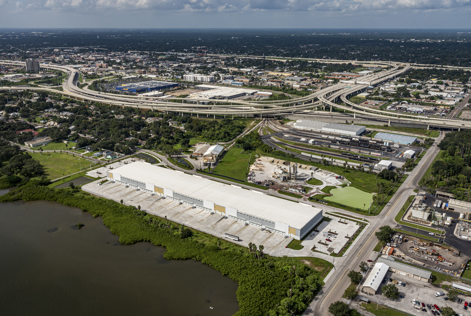 Aerial view of Tampa Fulfillment Center.