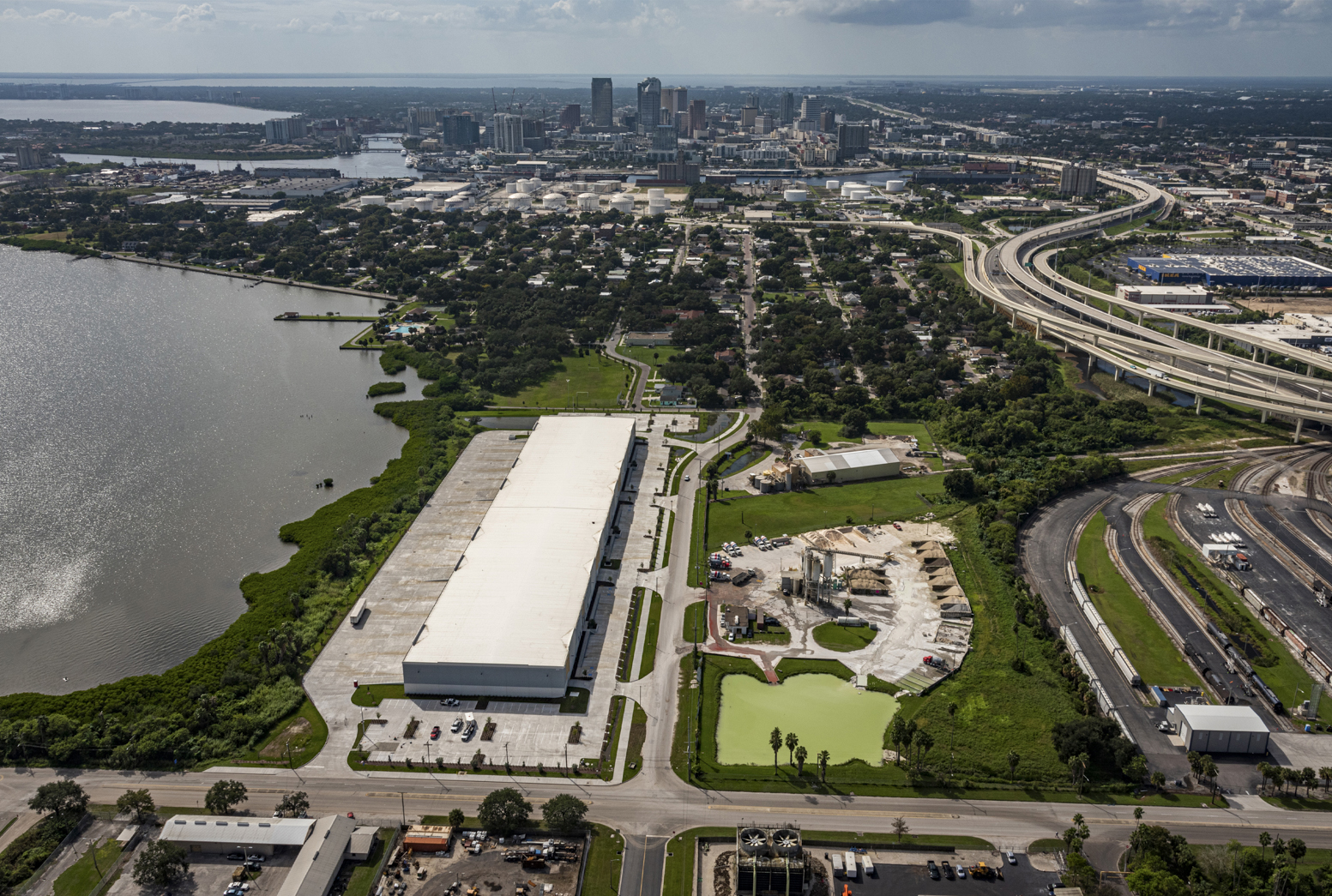 Tampa Fulfillment Center aerial view.