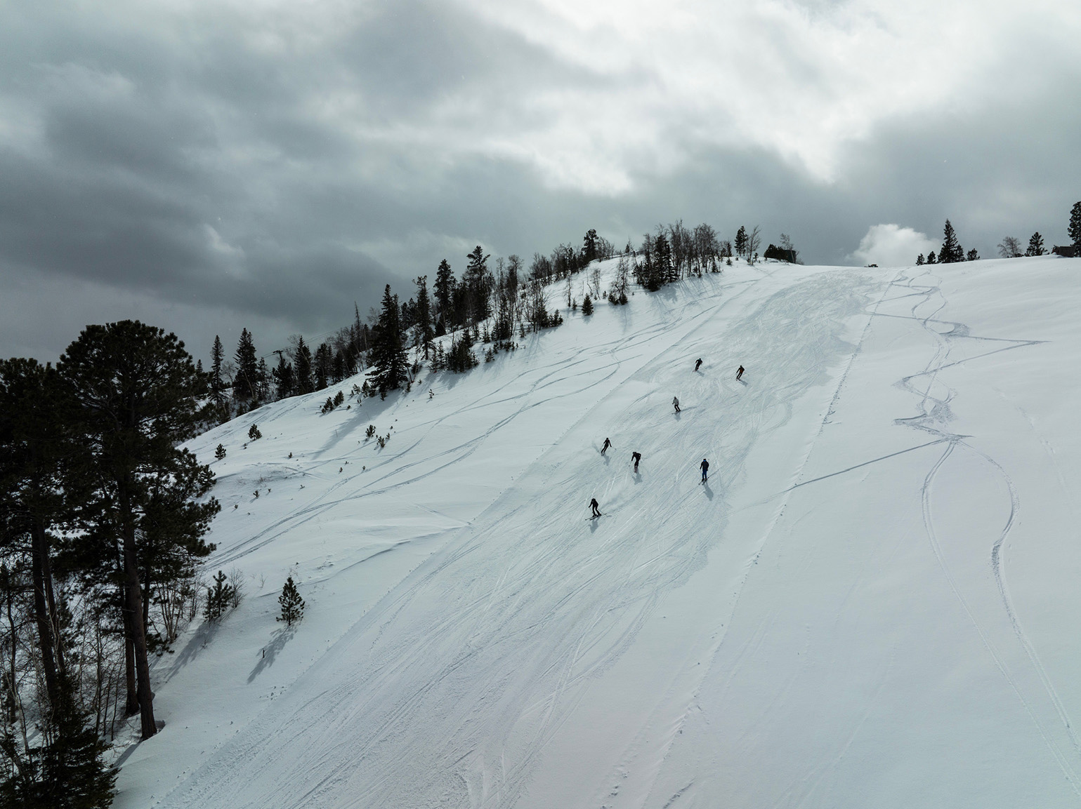 Private ski mountain at Deer Mountain Village.